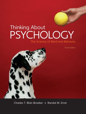 cover image of Thinking About Psychology
